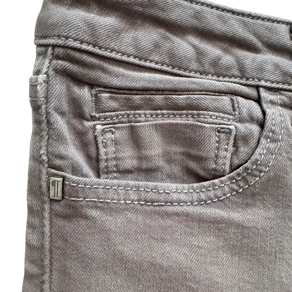 Pilcro and the Letterpress Jeans Womens' Size 25 STET Gray skinny Low Rise 1230 - Picture 8 of 14